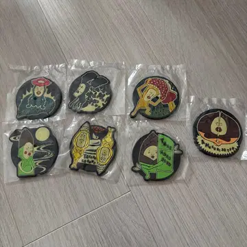 코비토즈칸 H상 축광 러버 코스터 7종 세트