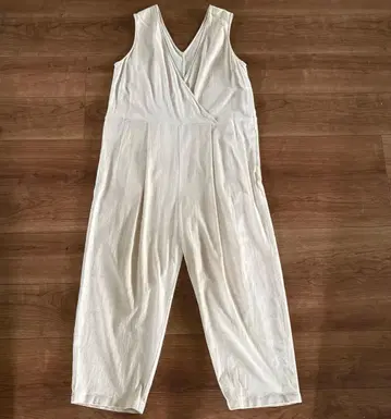 evam eva 더블 크로스 코튼 올인원 에크루 사이즈 1