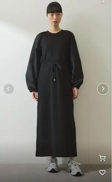 ADAM ET ROPE' 맨투맨 콤비 원피스