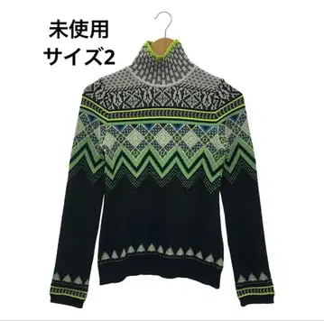 사이즈 2 Mame Kurogouchi 페어 아일 하이넥