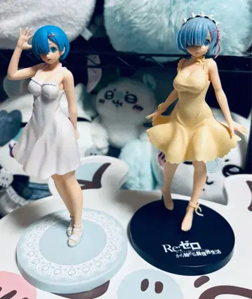 리제로 피규어 4개