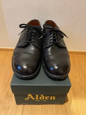 Alden 53711 블랙 카프 8D