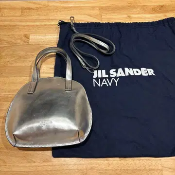 질샌더 네이비 여성용 숄더백