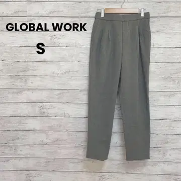[글로벌 워크] GLOBAL WORK 팬츠 (S) 뒷밴딩 두꺼운 원단