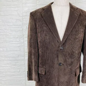 벤사리나 코듀로이 테일러드 자켓 브라운 M [ 39-29