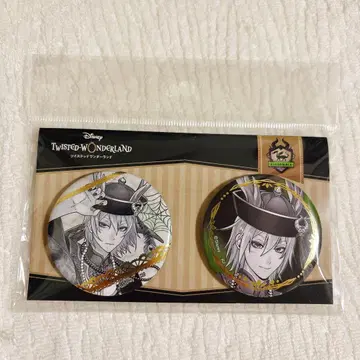 실버 AGF 한정판 금박 캔뱃지 카미오 모노크롬 트위스테