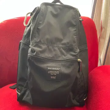 marimekko 블랙 백팩