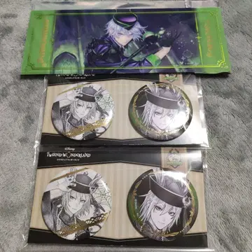 트위스테 AGF 카미오재팬 금박 캔뱃지 기숙사복 클리어 카드 실버