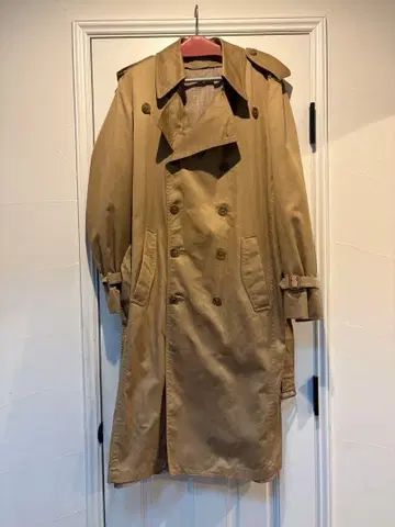 London Fog 베이지 트렌치코트 40 LONG