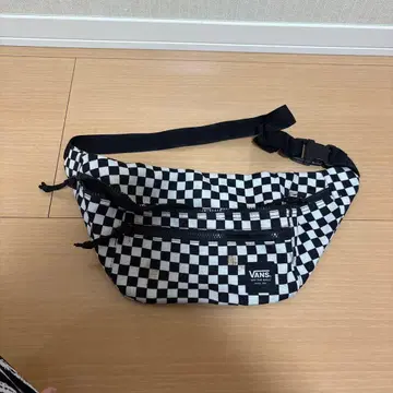 VANS 체크 무늬 숄더백