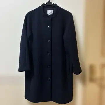 샐리 스콧 스테디셀러 울 롱 코트 네이비