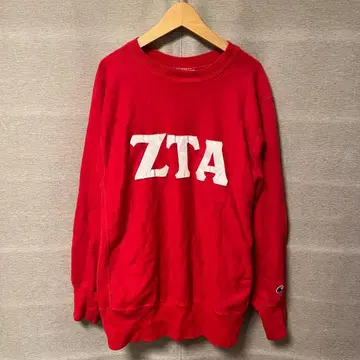 Champion ZTA 로고 빨간색 트레이닝복 L 사이즈