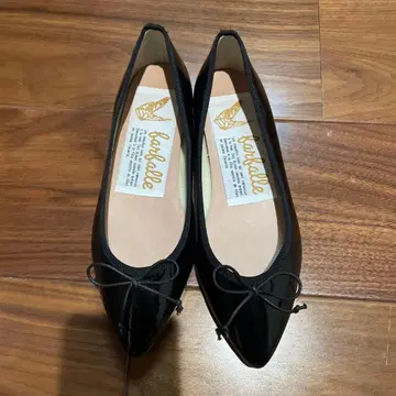 바르발레 블랙 플랫슈즈 36