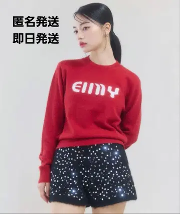 eimy istoire EIMY 로고 니트 레드