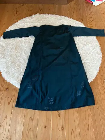 기모노 리메이크, 네이비 긴팔 롱 원피스