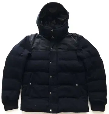 유니클로 울 후디 다운 자켓 다운 파카 후드 탈부착