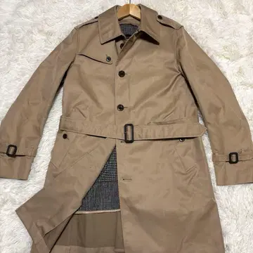 투모로우랜드 베이지 트렌치코트 울 라이너 벨트 포함 46