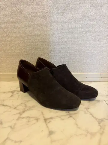 [ EIZO ] 다크 브라운 스웨이드 부티