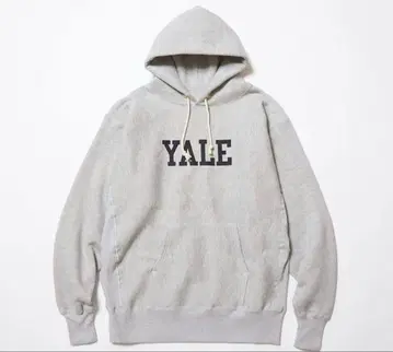 챔피온 Champion 리버스 위브 후드티 YALE 단색 택