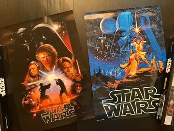 스타 워즈 happy 복권 포스터상 2종 세트 개봉 미사용