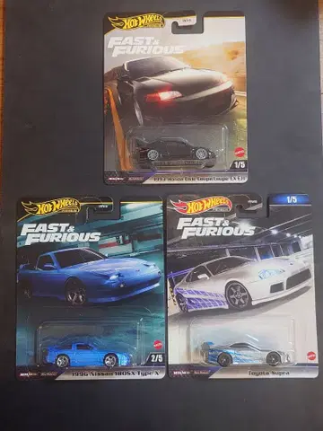 핫휠 와일드 스피드 3대 세트