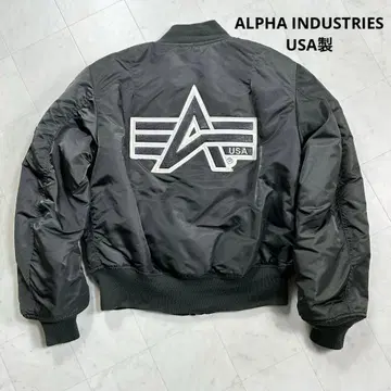 ALPHAINDUSTRIES [ M ] MA-1 백 프린트 플라이트 자켓