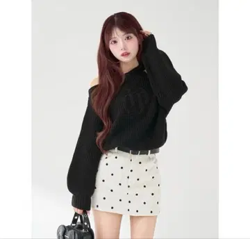 darich 다리치 케이블 로고 아지메 니트탑