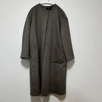 SHIPS colors 노카라 코트 S 그레이