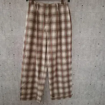 LUCA / LADY LUCK LUCA 체크 스트레이트 팬츠 와이드