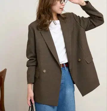 샤크 트위드 테일러드 자켓 JOURNAL STANDARD