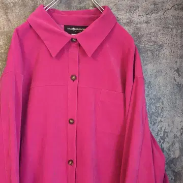 수입 구제 의류 벨로아 자켓 긴팔 셔츠 비비드 컬러 빈티지 90s