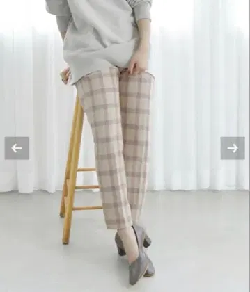 스픽앤스팬 양면 기모 테이퍼드 팬츠