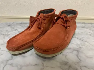 [레어 새상품급] 빅 사이즈 클락스 왈라비 스웨이드 오렌지 31cm