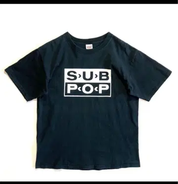 Anvil SUBPOP 티셔츠 M 블랙 화이트