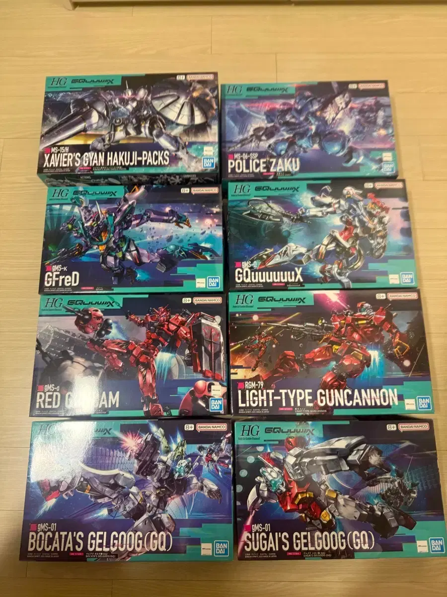 Bandai HG Zaku-Acs Series 9 types bulk!