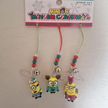 미니언 크리스마스 스트랩 세트
