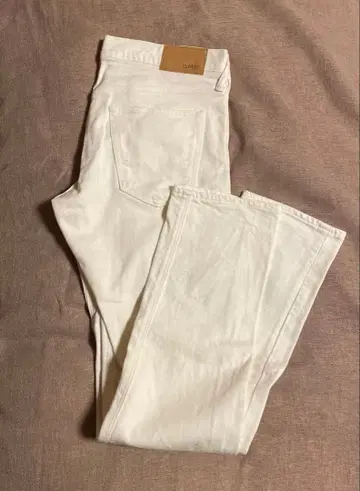 D.M.G 데님 팬츠 청바지 화이트 사이즈 L
