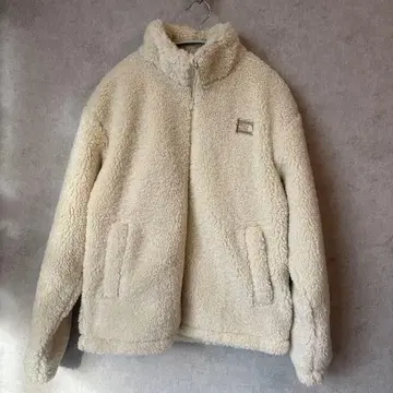 THE NORTH FACE 플리스 자켓 크림색 한국 한정판