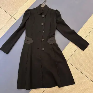 엠포리오 아르마니 블랙 롱 코트 원피스