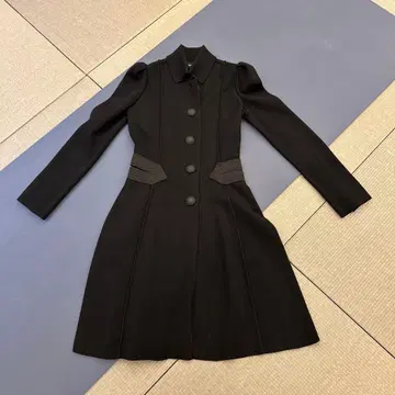 엠포리오 아르마니 블랙 롱 코트 원피스