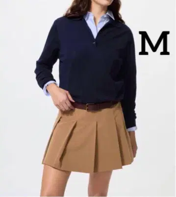 미사용 새상품 UNIQLO 플리츠 스코트 M