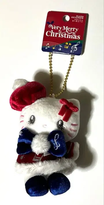 2025 USJ 크리스마스 한정판 헬로키티 마스코트 키체인