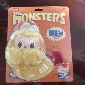 POP MART Wacky Mart 이어폰 케이스 Labubu 새우튀김