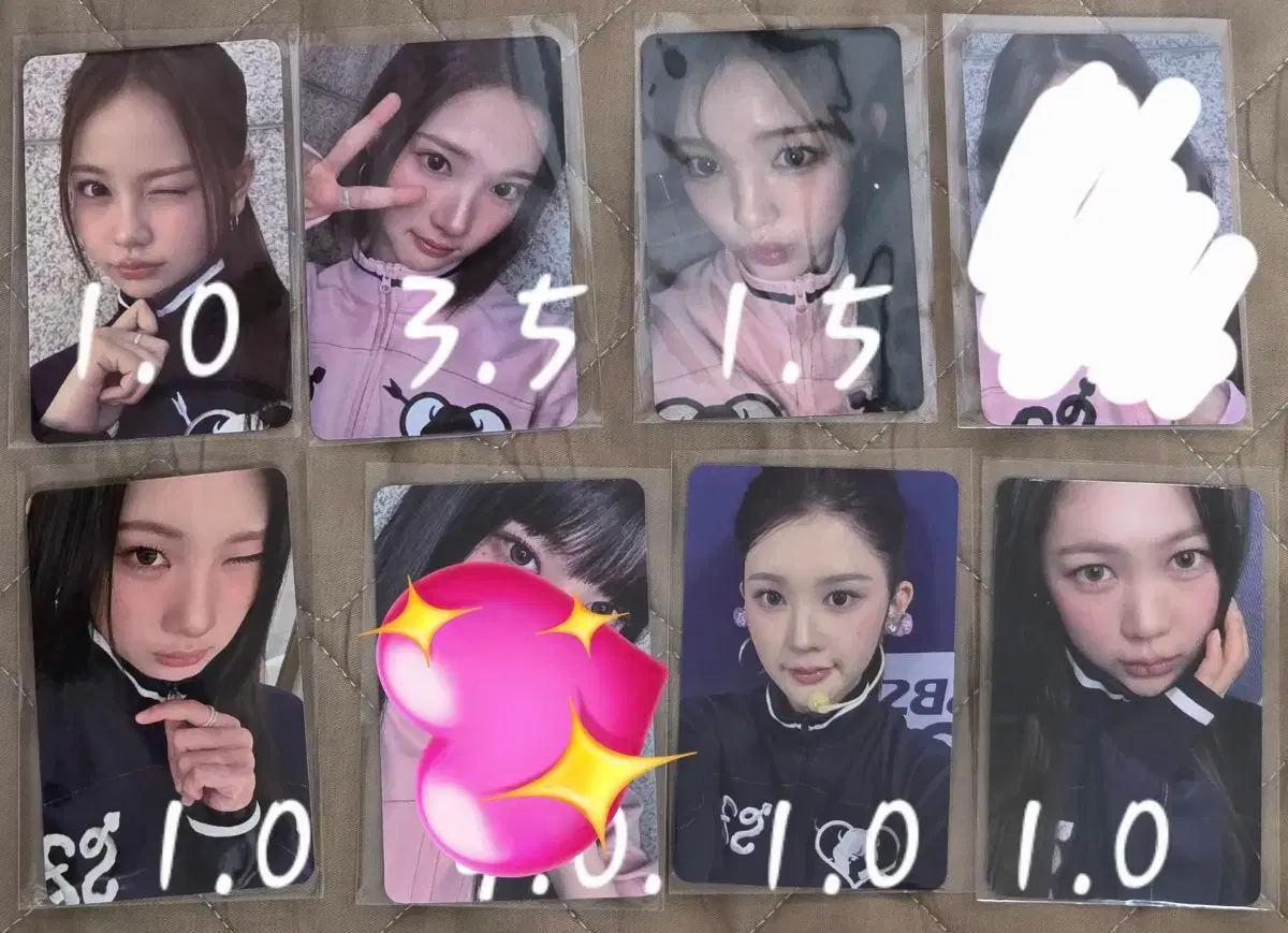 Hearts2hearts Mini Record fansign unreleased photocard