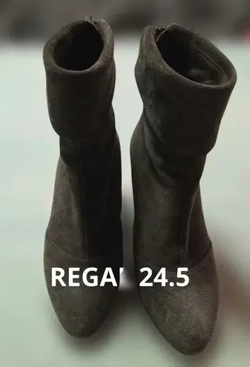 REGAL 다크 그레이 부츠 24.5cm