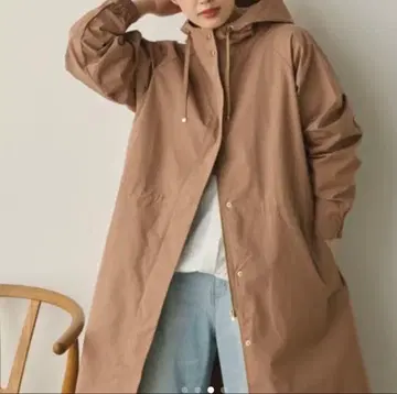 발수 가공 롱 마운틴 후드티