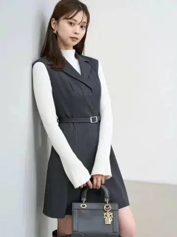 트위드 미니 점프 스커트 SNIDEL 스나이델