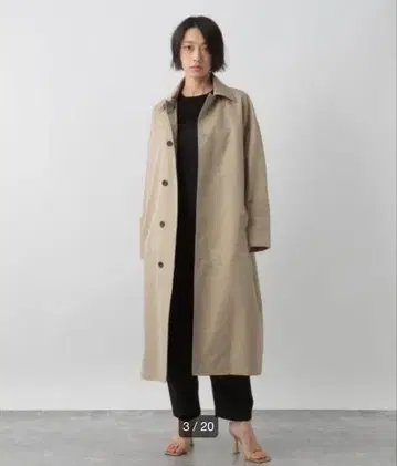 STERNBERG 샴브레이 스텐카라 코트 롱 코트