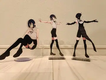 미사용 새상품 아크릴 스탠드 레제 보무 3체 세트 reze 체인소 맨