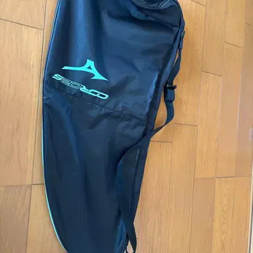 Mizuno 라켓백 블랙/에메랄드